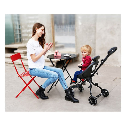 Little Angel - Baby Stroller Folding Portable Pram - Blue