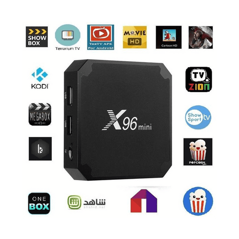 2018 X96 Mini Smart TV Box, 2GB+16GB, Android 7.1 - SquareDubai