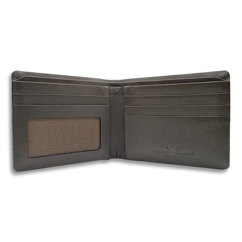 Men Brown Genuine RFID Leather Wallet - Regular Size (5 Card Slots) - Chaos