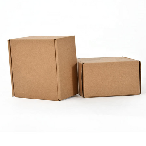 Willow 10Pcs Kraft Paper Box Mini Gift Box Candy Chocolate Favor Box Small Mailing Box (15x14x5.5 Cms)