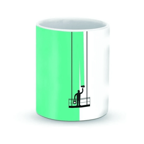 Paint Hanger (Green)  - 11 Oz Coffee Mug