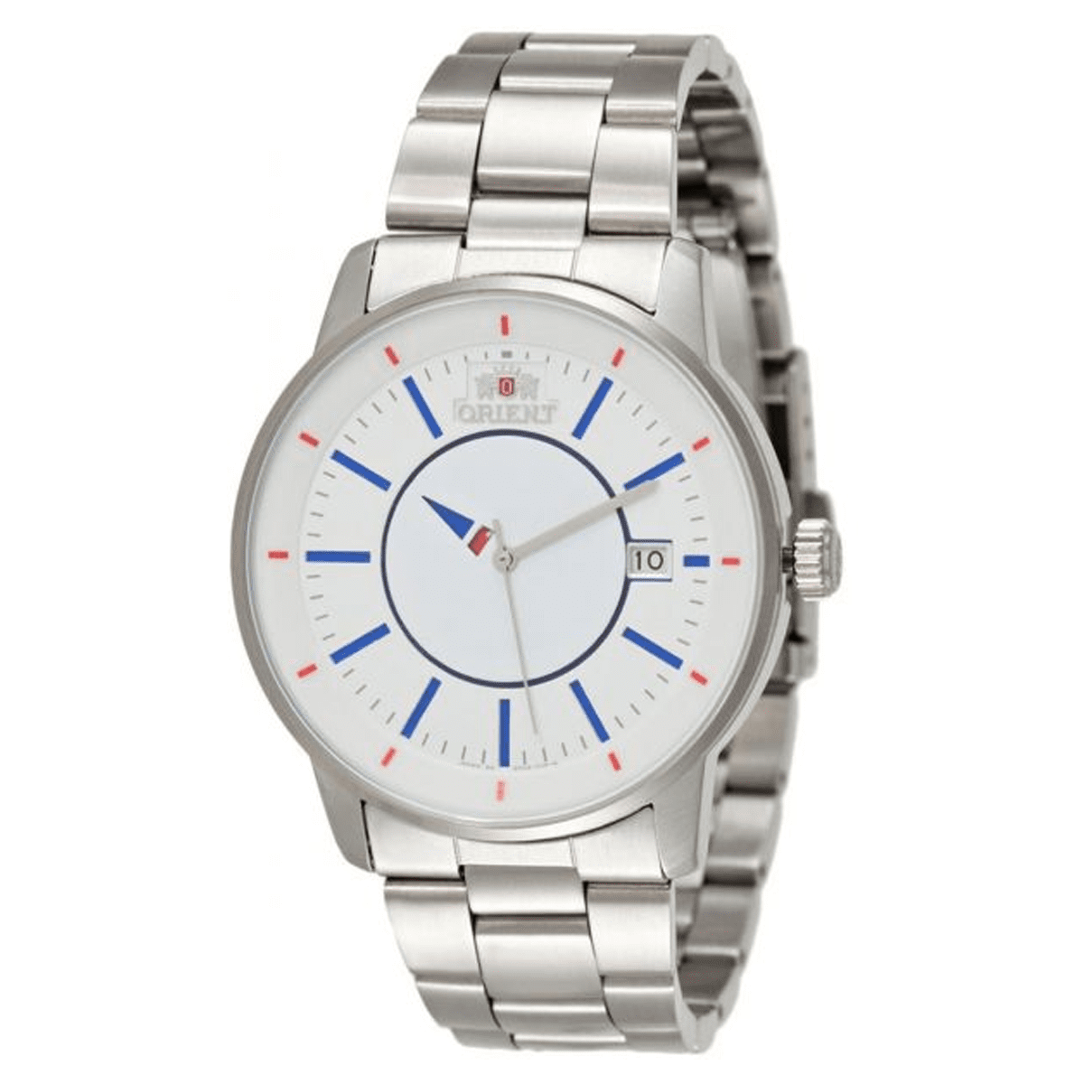 Orient Automatic White Dial Stainless Steel Band Watch for Men - SER0200F