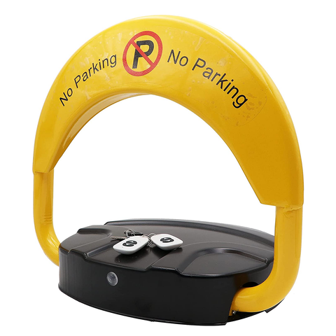 Automatic Remote Control No Parking Barrier - Yellow/Black