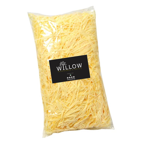 100g/Bag Professional laser Paper Cut Shredded Crinkle Filling Paper Confetti For Packing - YELLOW