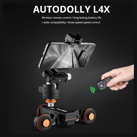 YELANGU L5i Motorized Camera Slider Automatic Video Dolly Car System Autodolly For Camcorder