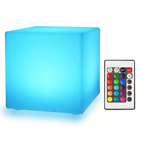 LED CUBE, illuminated LED cube 40 x 40 x 40 Cms