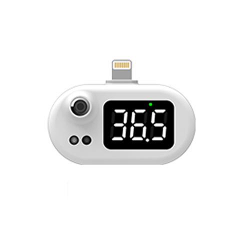 Body temperature measuring thermal scanner