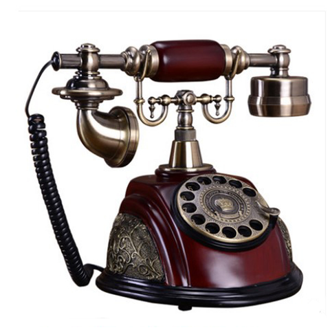 Classic Wooden Vintage Phone Antique Telephone